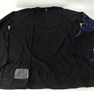 Armani Jeans T Shirt Long sleeve Cotton Men’s Black Size XL Blue‎ Graphics